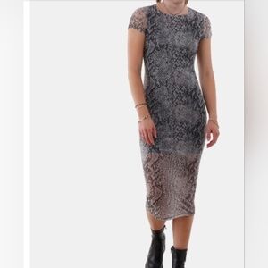 No Boundaries Gray Maxi Dress